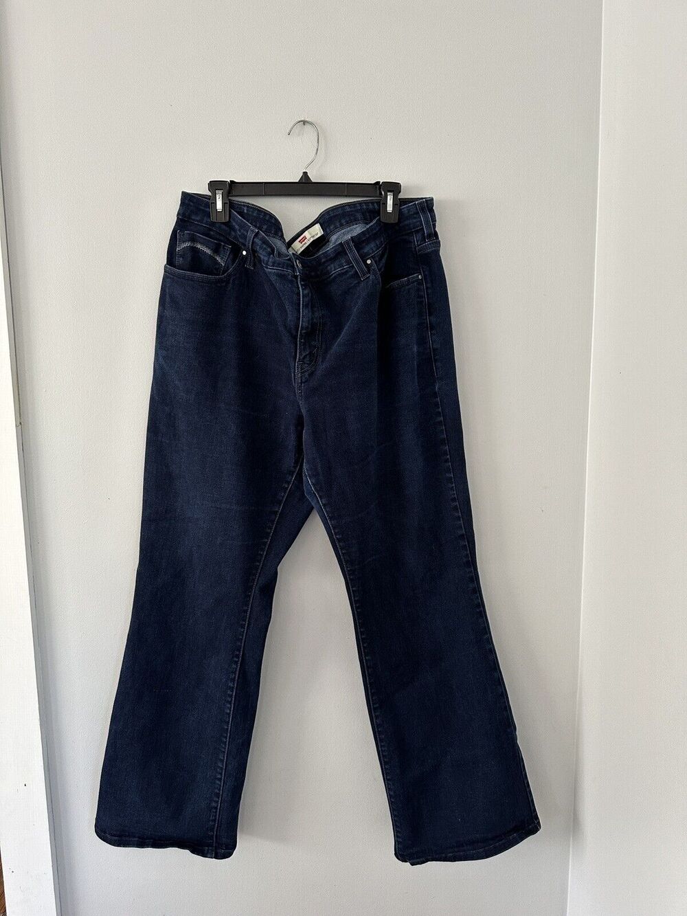 Levis 512 Bootcut Jeans Women's 24M Perfectly Slimming Stretch Blue Denim